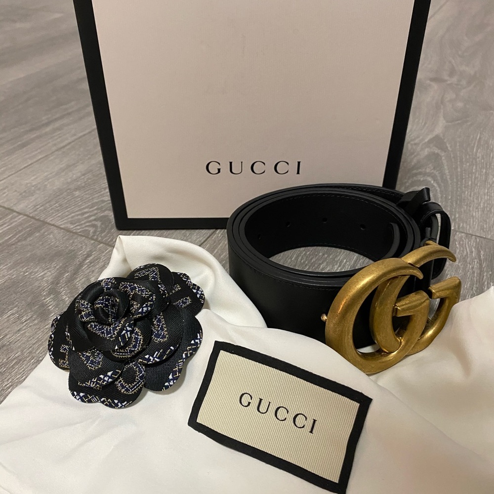 Gucci Belt 38 inches Authentic in box